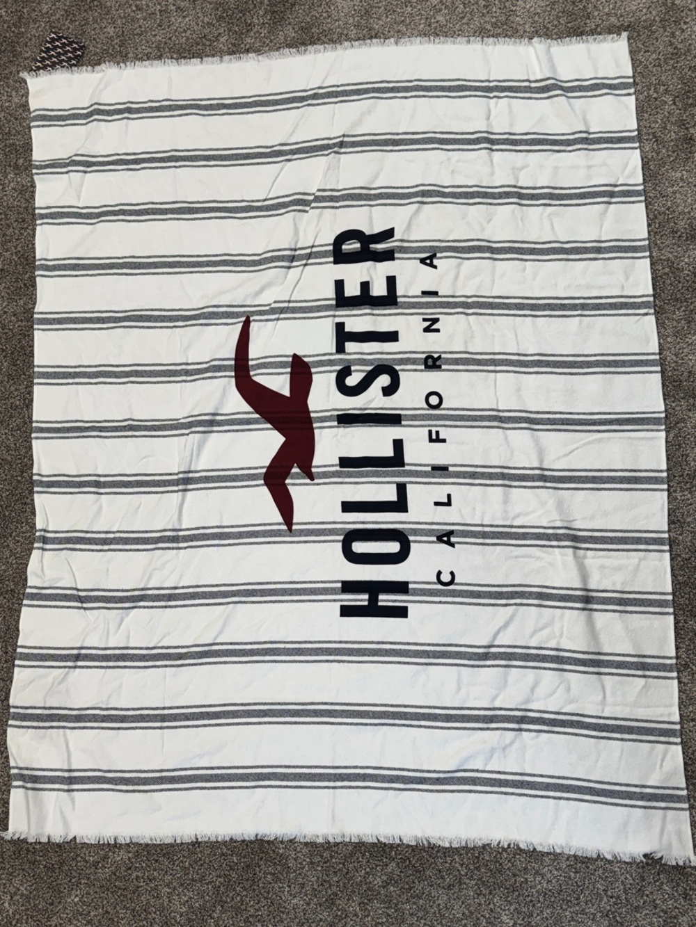 Hollister Striped Beach Blanket